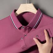 男士 上衣服土有带真口袋0128w polo衫 T恤短袖 中年光轻奢爸爸装
