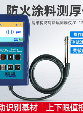 DR260涂层测厚仪镀铬镀锌膜厚仪油漆厚度测试仪干膜测厚仪