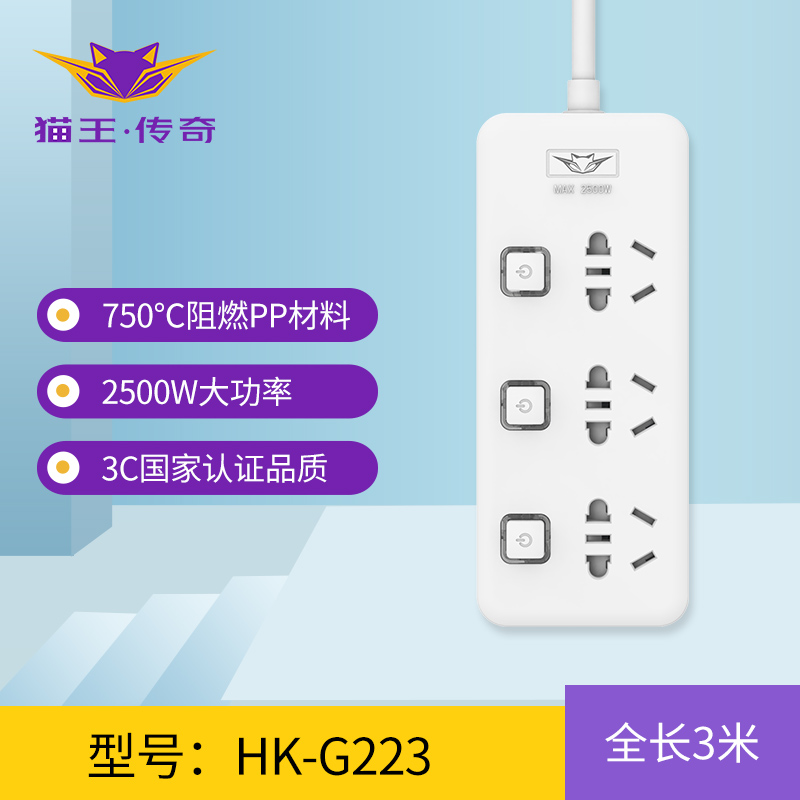 猫王国标插座面板排多开