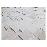 Натуральная камень мозаичная плитка мраморная белая пещера камень 3d гостиная