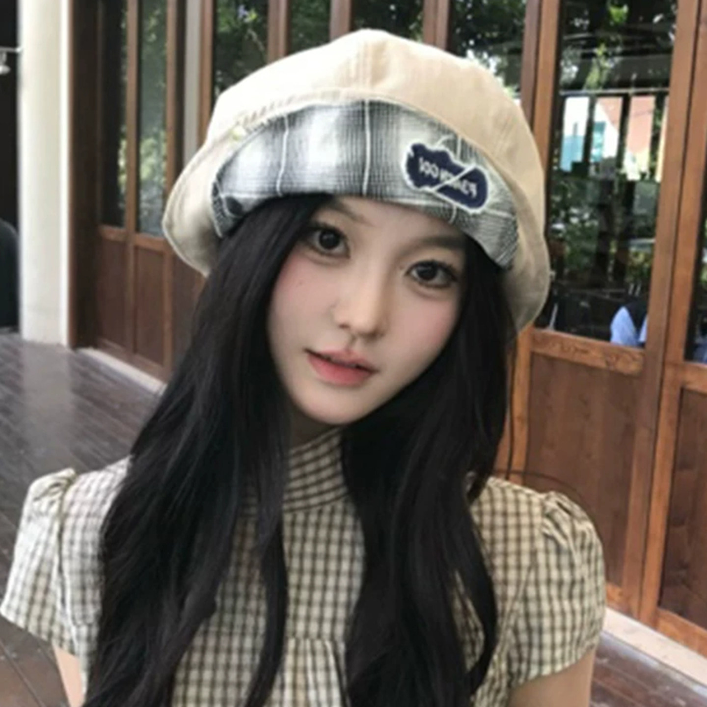 夏季女款显脸小牛仔八角贝雷帽