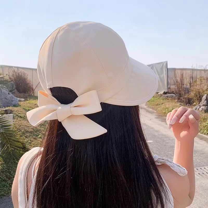 大头围渔夫帽子女2025新款夏遮阳防晒帽防紫外线大帽檐鸭舌太阳帽