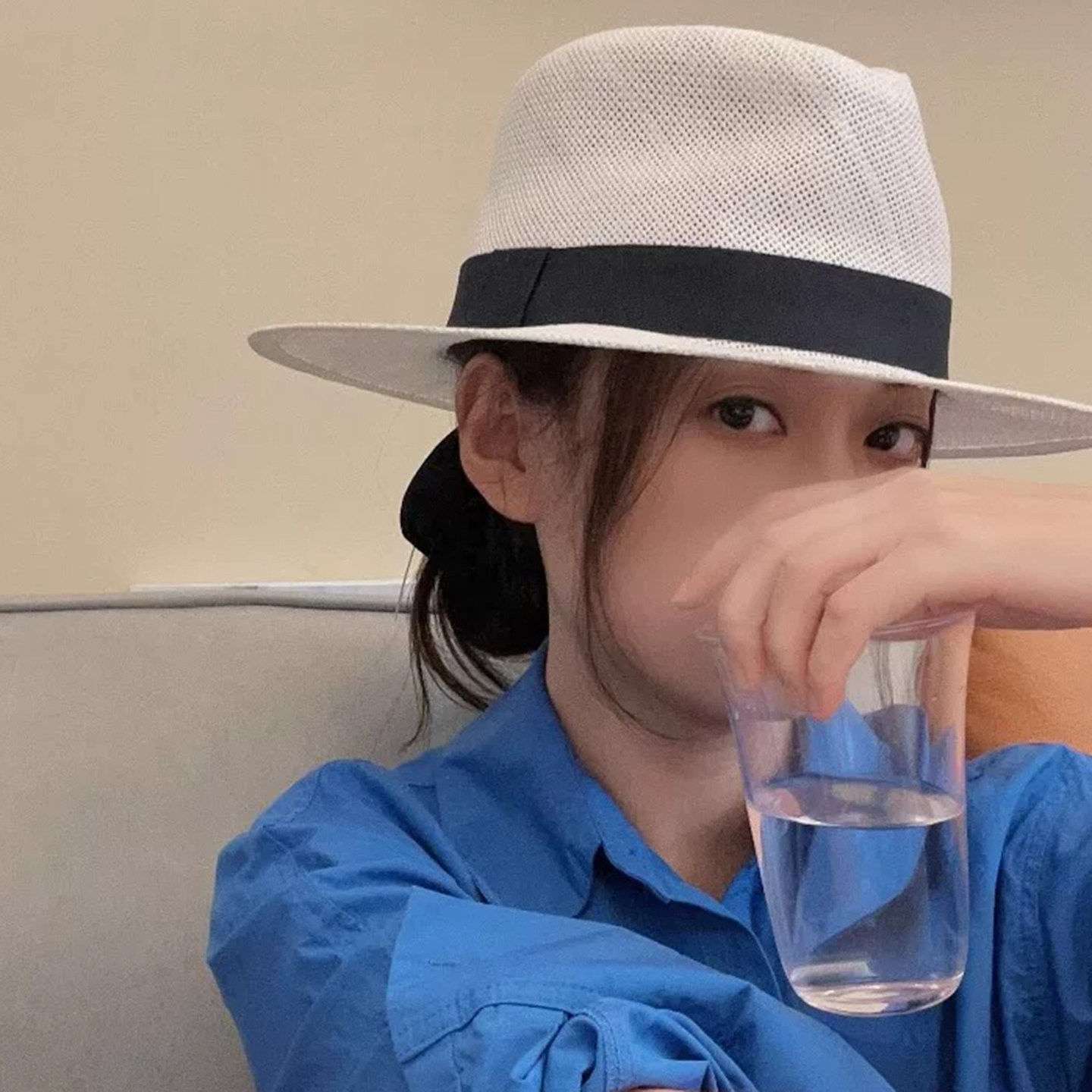 法式英伦风时尚巴拿马爵士帽夏季帽子女款户外防晒遮阳帽百搭礼帽