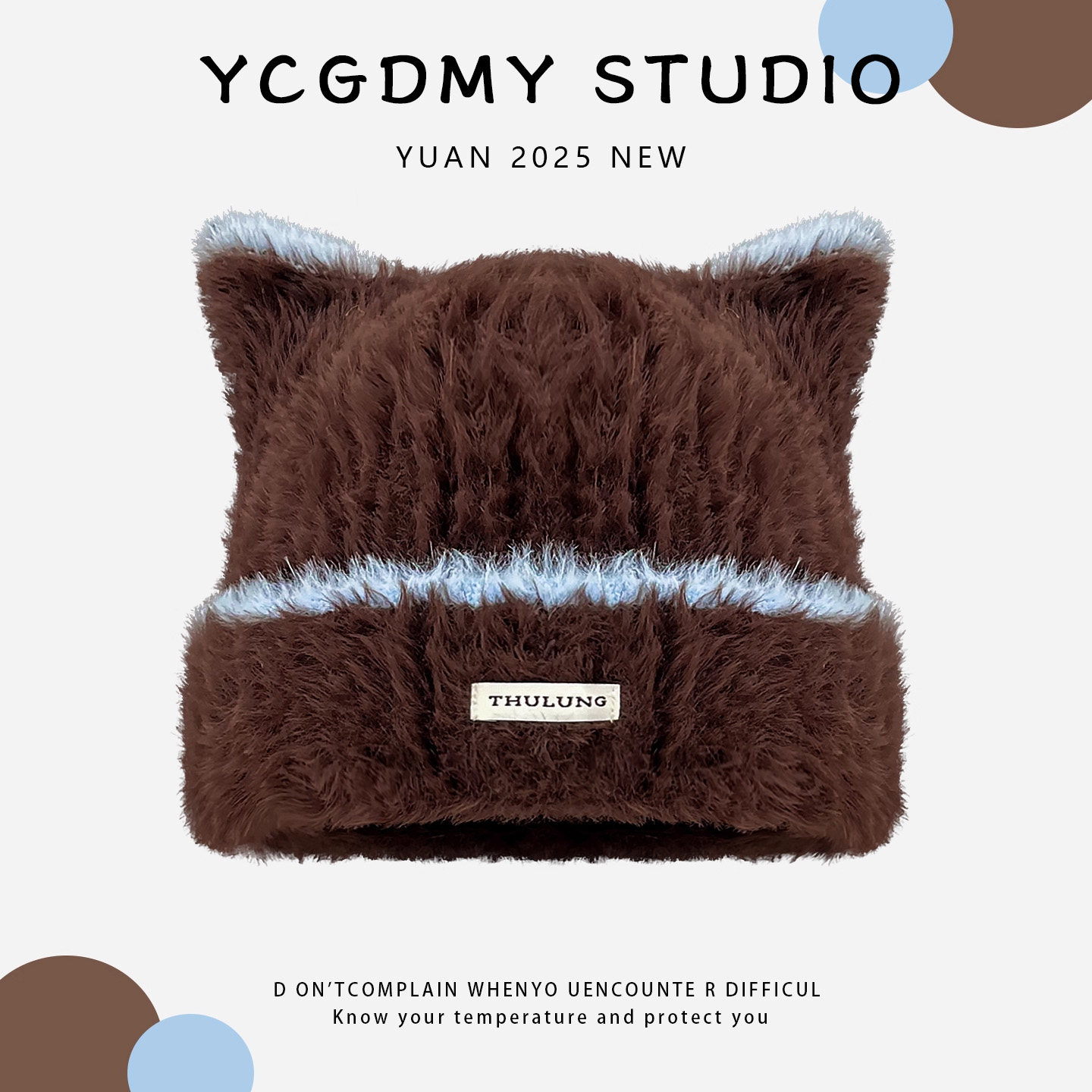 日系可爱猫耳朵毛绒针织毛线帽子女冬季加厚保暖护耳显脸小包头帽,服饰配件/皮带/帽子/围巾,帽子,淘宝优惠券,粉丝福利购,淘宝优惠卷