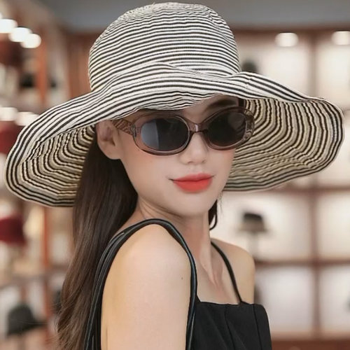 渔夫帽出游休闲女春夏秋大檐防晒