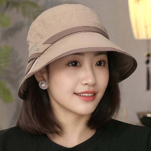 轻薄速干防晒遮脸显脸小渔夫帽女