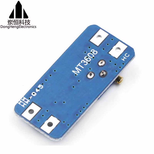 MT3608 DC Booster Module 2A Напряжение платы 2-24 В литра 5/9/128 В может быть отрегулирована без лидерства