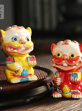 福建风狮爷寓意车载旅游纪念品