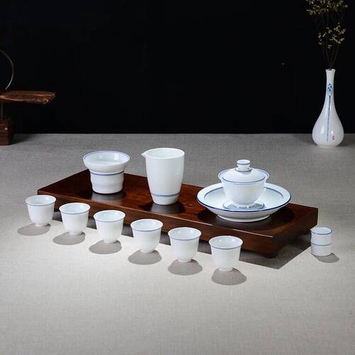 陶瓷手绘礼盒装功夫茶具