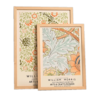 简约实木挂墙画框空框装裱a4a3相框海报绘画作品4k8k木质框架定制