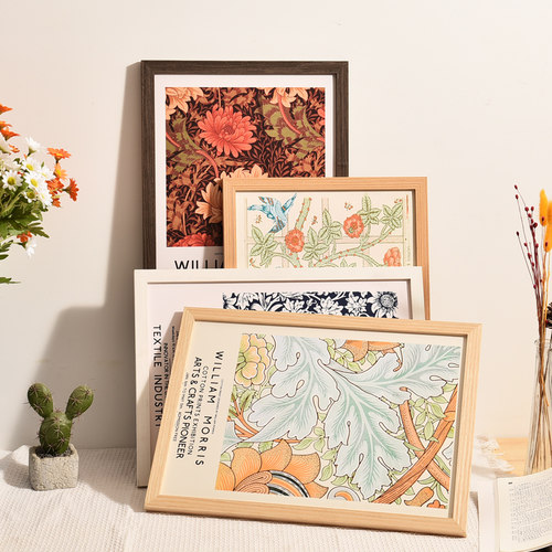 存恩相框实木简约免漆环保