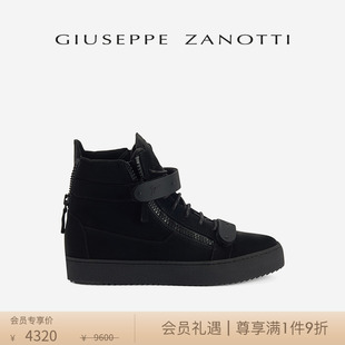 ZanottiGZ男士 板鞋 经典 双金属扣高帮运动鞋 款 Giuseppe