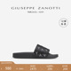 ZanottiGZ男士 Giuseppe LOGO印花一字拖鞋 礼物