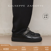 ZanottiGZ男士 Giuseppe 双拉链低帮运动鞋 礼物