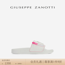 春夏荧光撞色家居一字拖鞋 Giuseppe ZanottiGZ男士