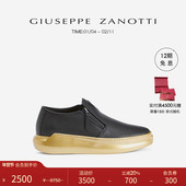 礼物 Giuseppe ZanottiGZ男士 厚底轻便一脚蹬懒人鞋 乐福鞋