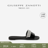 ZanottiGZ女士时尚 Giuseppe 水钻饰件凉拖鞋 臻选特惠