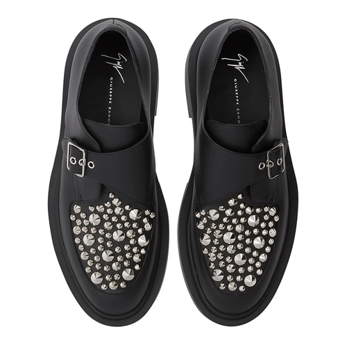 Giuseppe Zanotti GZ мужские кожаные туфли с шипами, лоферы, свадебные туфли