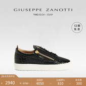 GZ男士 Zanotti Giuseppe 编织休闲低帮双拉链运动鞋 礼物