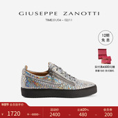 礼物 Giuseppe ZanottiGZ男士 双拉链低帮运动鞋 板鞋