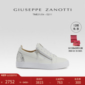 Giuseppe 礼物 ZanottiGZ女士双拉链闪片低帮休闲运动板鞋