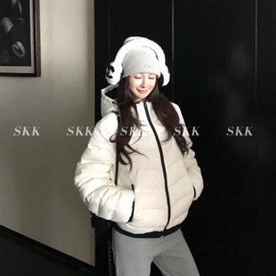 ler羽绒 Mon 出行苾备无胆无缝排骨羽绒服 Store Skk