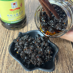 即食油豆豉酱广西容县正宗杨梅三德豆豉干粒拌面炒菜下饭风味调料