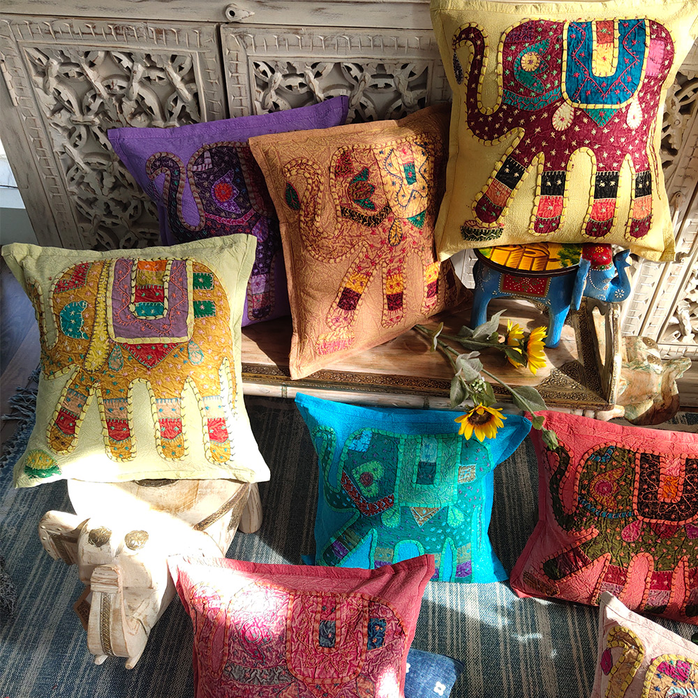 100棉，非遗剪拼布，印度进口。