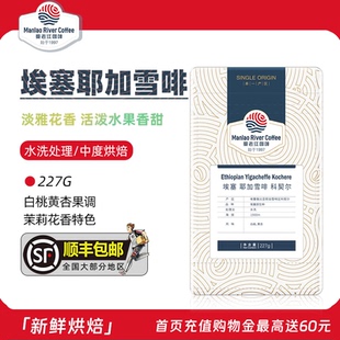 手冲精品单品227g 耶加雪菲科契尔咖啡豆 曼老江 埃塞尔比亚