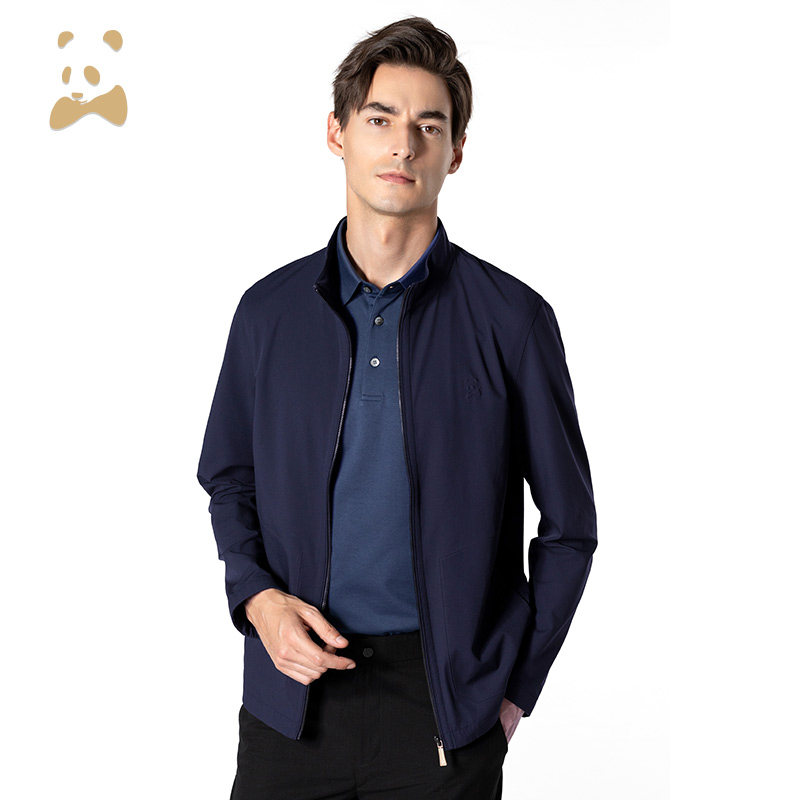 CANUDILO/卡奴迪路新品经典立领夹克男士弹力茄克衫