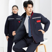 纯棉衣袄加厚保暖耐磨工人厂地上衣劳保服工装 冬季 工作服套装 定制