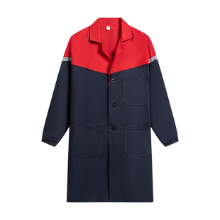 白大褂工作服男女长款工厂车间实验服加厚罩衣蓝大褂定制工装搬运