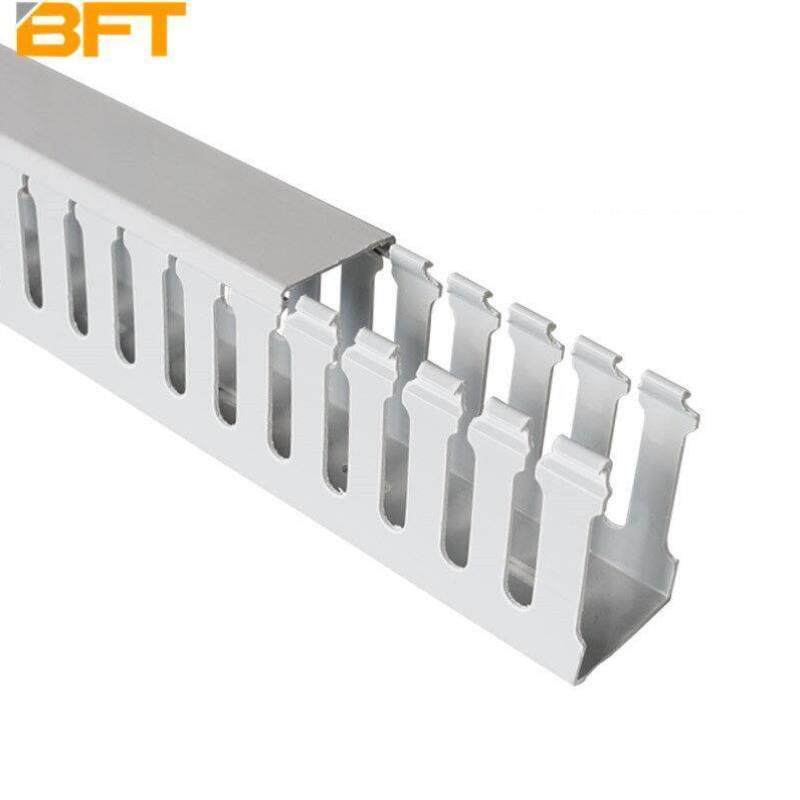 贝傅特线槽PVC机柜走线槽明装工业配电柜线槽机柜线槽齿形线槽理