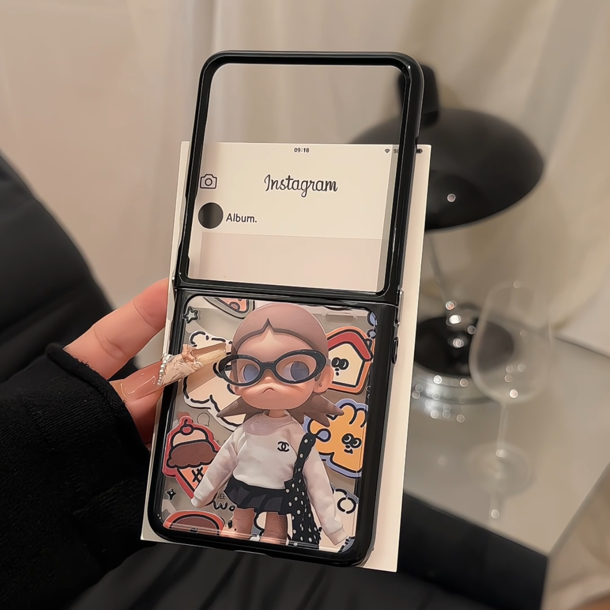 适用华为荣耀MagicVflip奶油手机壳新款防摔折叠屏软壳MagicVflip2翻盖卡通保护套超薄全包涂鸦嘎子姐,3C数码配件,手机保护套/壳,淘宝优惠券,粉丝福利购,淘宝优惠卷