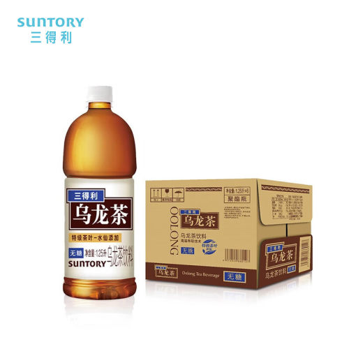 三得利乌龙茶无糖大瓶茶饮料整箱1.25L*6瓶整箱新老包装随机发
