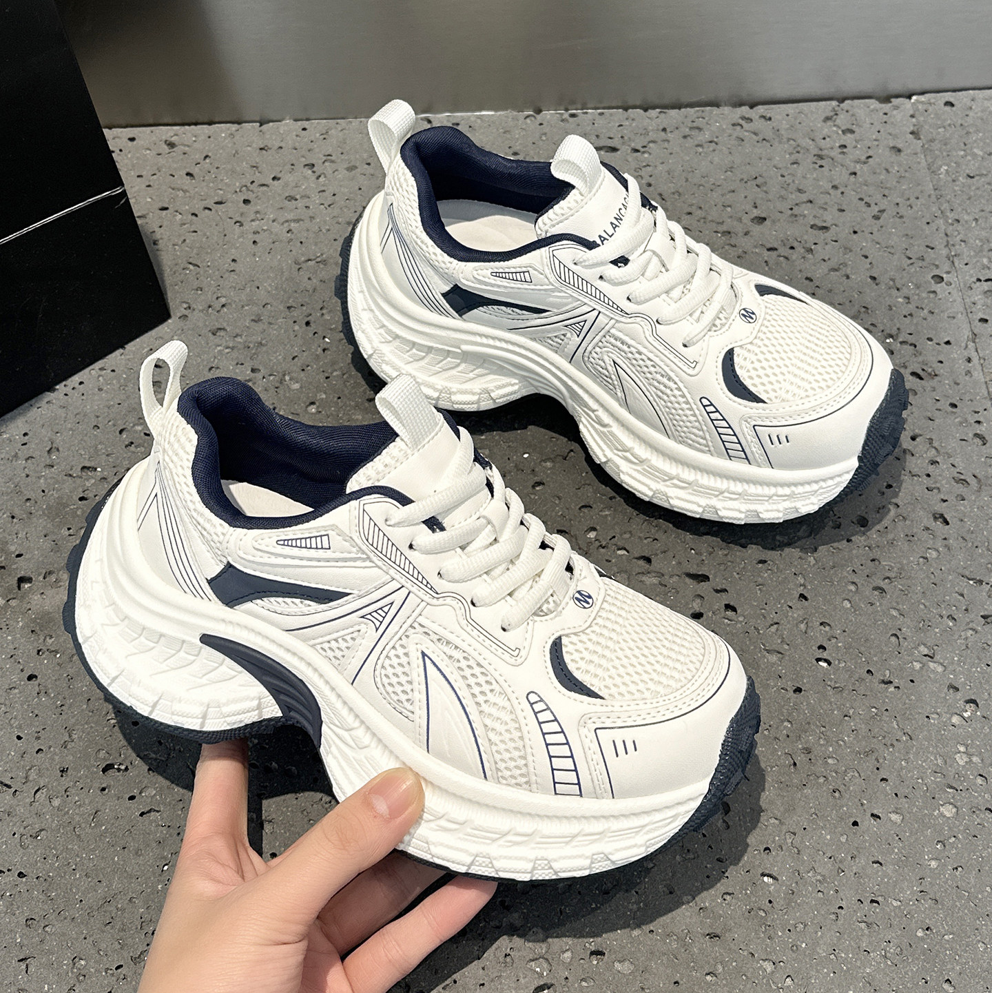 春季超火透气老爹鞋女款鞋子2026新款爆款时尚厚底增高运动休闲鞋,女鞋,时尚休闲鞋,淘宝优惠券,粉丝福利购,淘宝优惠卷