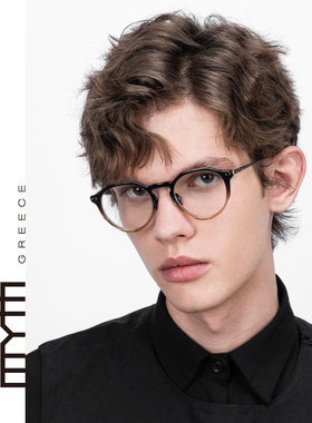 MYTH精工板材皇冠眼镜贵族气质镜框可配高度数修颜镜架超轻MO2310