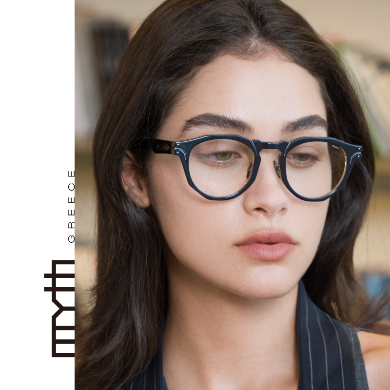 希腊先锋气质多边形眼镜前卫独特