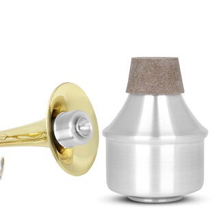 铝合金小号弱音器消音器管乐器小号静音器铝合金小号哇哇弱音器