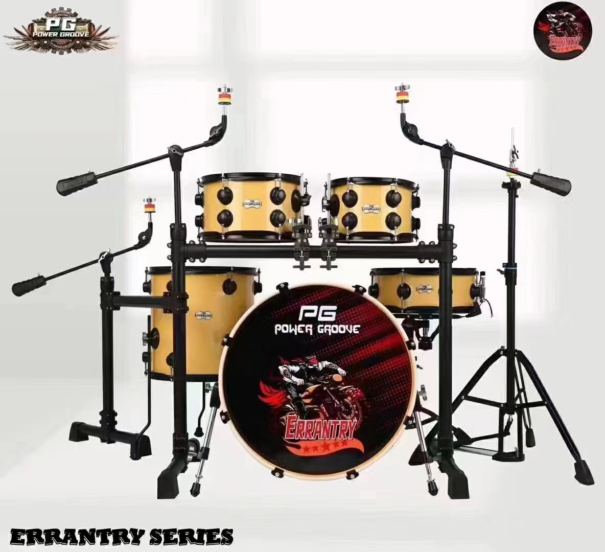 PG架子鼓考级初学者家用成人入门