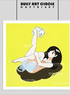 天野健2025维纳斯女孩猫咪版画
