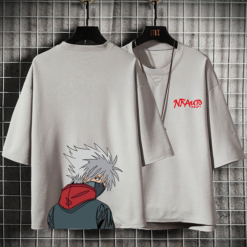 Hip hop printed short sleeve t-shirt men's fashion brand in spring