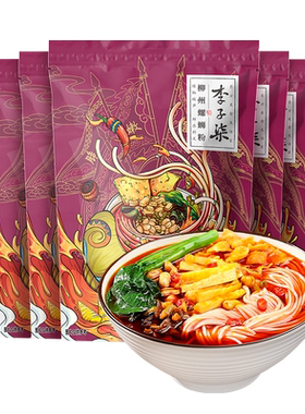 李子柒爆椒酸笋柳州螺蛳粉400g