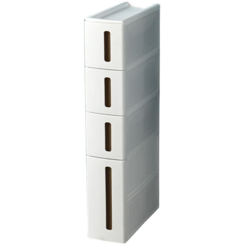 夹缝收纳柜抽屉式厨房冰箱边柜超窄浴室缝隙置物架储