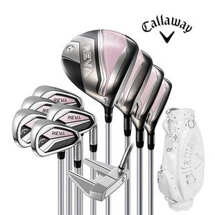 Callaway卡拉威高尔夫女士套杆REVA粉色初中级高容错golf球杆25款