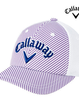 Callaway卡拉威高尔夫球帽 女PATTERN夏季遮阳帽可调节女帽