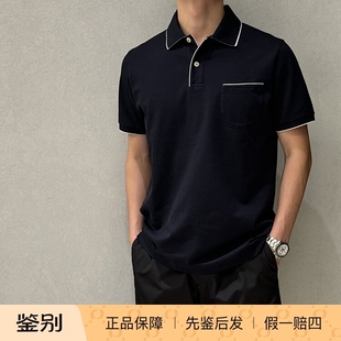 经典 诺悠翩雅 款 胸前口袋蓝白拼色男士 国内现货Loro polo衫 Piana