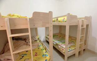 橡木床学生床上下床 高低床  双层床 实木床托管床 午托床定制