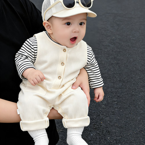 婴幼儿T恤+背带裤两件套A类品质