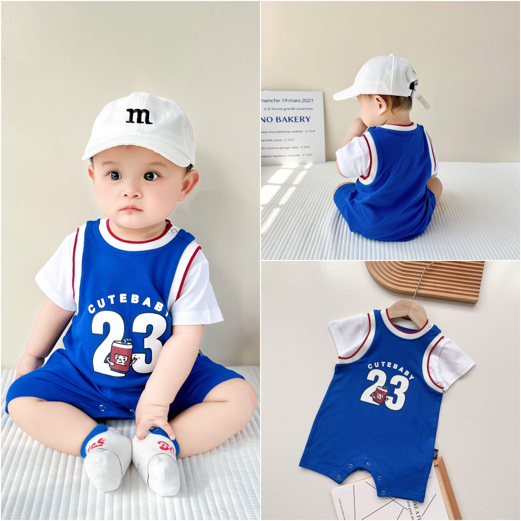 商场同款连体衣帅气假两件ins风